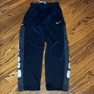 Black and Gray Nike therma-fit elite sweatpants